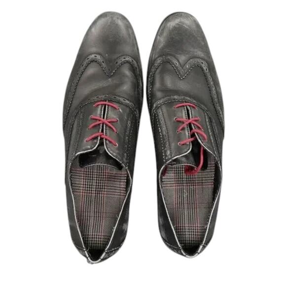 Original Penguin Shoes Mens 13 Oxfords Wingtip Leather Formal Distressed Classic main image 9